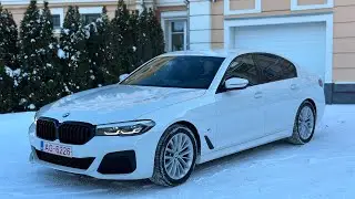 Шведская красавица. BMW 520d G30 ₽естайлинг. M-Sport Shadow-line xDrive Webasto. Псков.