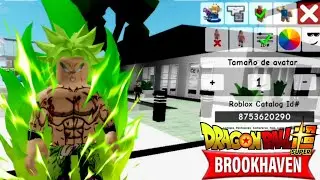 Haciendo a Broly en Brookhaven con codigos