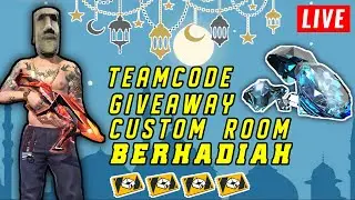 🔴LIVE FF | TEAMCODE - GIVEAWAY - CR BERHADIAH 