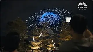 Chinese National Day holiday Drone Light Show 3 -- Shenzhen Futian District
