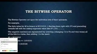 Java - Operators - Bitwise operators &, | , ^ , ~, shift operators
