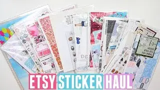 Etsy Sticker Haul | The Standard Essential, Caress Press, The Coffee Monsterz Co & More