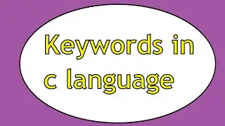 Keywords In C language|C LANGUAGE