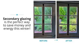 Save money on your heating bills with magnetic secondary glazing by Cut My