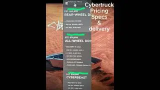 Cybertruck specs, pricing & delivery dates. 