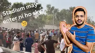 Match daikhny gye per stadium may enter ni ho sky😭|#vlog 72 #friends #cricket