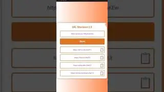 How to Create URL Shortener v2.0 Tool Only HTML CSS JavaScript 
