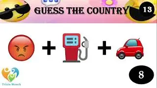 Can You Guess the Country by Emoji? 🌎🚩 | 45 quiz challenges #emojichallenge  #guessthecountry