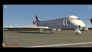 How to open CRJ900LR door in Aerofly 2022