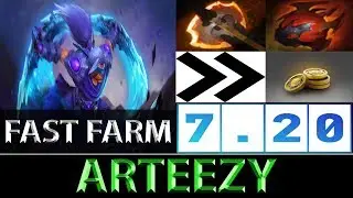 Arteezy [Anti-Mage] Fast Farm The AM Patch ► Dota 2 7.20