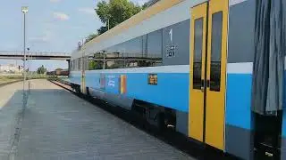 Перевыпуск видео. Дизель-поезд Д1М-004 (D1М-004) Кишинёв - Варница, отправление со станции Кишинёв