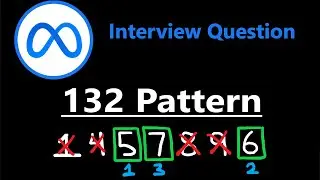 132 Pattern - Leetcode 456 - Python