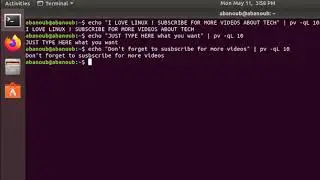 How To Simulate Typing Effect In Linux Terminal