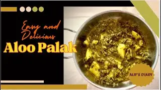 How to clean and chop Spinach |Aloo Palak recipe quickly and easily