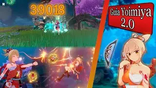 Análisis Yoimiya | Mejor Arco, Build y Equipo? | Showcase Arcos 4* | Merece la pena tirar en ella?