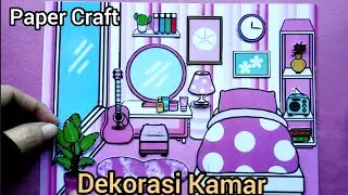 PAPER HOUSE Dekorasi Kamar TOCA BOCA #papercraft