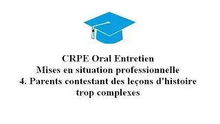 MSP 4.  Parents contestant des leçons d'histoire jugées trop complexes