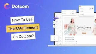 Create a one-stop point for your customers to find queries to common questions | #dotcom #faq #yt