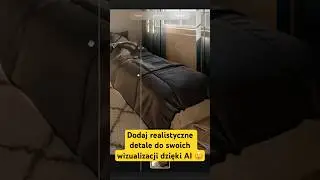 Dodaj realistyczne detale do swoich wizualizacji dzięki KreaAI! #ai #3d #sketchup  #interiordesign