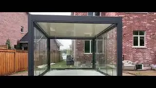 Aluminum pergola installation / Palmiye Toronto
