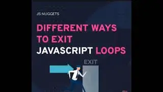 Different ways to exit javascript loop | DsCode