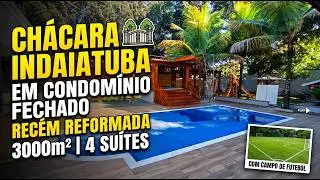 COMPLETE TOUR OF A COUNTRY HOUSE IN A GATED COMMUNITY IN THE CITY OF INDAIATUBA
