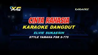 ELVIE SUKAESIH CINTA RAHASIA KARAOKE DANGDUT (YAMAHA PSR - S 775)