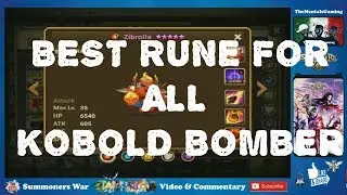 Summoners War Runes Guide -  How to rune Kobold Bomber