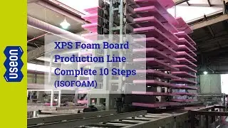 XPS Production Line at ISOFOAM (Complete 10 Steps)
