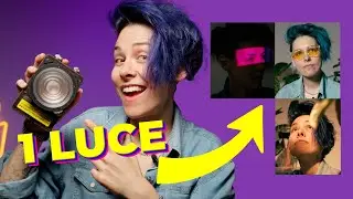 ILLUMINATING a VIDEO with ONE LIGHT: 3 Easy Setups