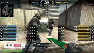 CSGO POV Heroic #TESES vs Vitality on Overpass - 26 kills