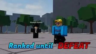 I played The Strongest Battlegrounds Duels until i lost.
