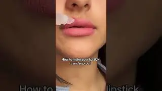 How to make your lipstick transfer proof! 