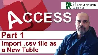 OLD [Part 1] Import a CSV as a table in Access  IGCSE ICT (0417)