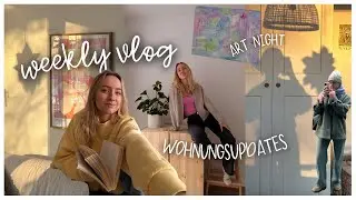 FEELGOOD VLOG - Die erste Woche im neuen Jahr, Wohnungsupdates, Art Night Mädelsabend, Sonnenschein