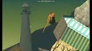 Getting Over It but it's extremely low quality
