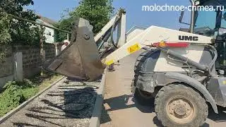Западный Крым Асфальтирование дороги - ул.Школьная в с. Молочное Сакский район (1 - 21 июля 2021 г.)