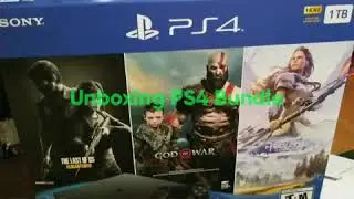 Unboxing Newest Flagship Sony Playstation 4 1 TB HDD Bundle