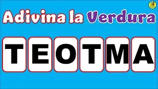 ADIVINA LA VERDURA 🥦🥕Con el Nombre Desordenado || Reto de Verduras #2