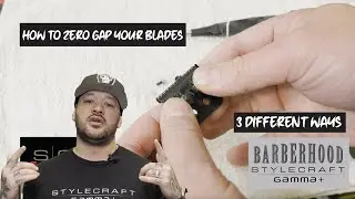 HOW TO ZERO GAP YOUR TRIMMER BLADES🔥 ZERO GAP CLIPPER BLADES🔥 HOW TO ZERO GAP FOR BARBERS🔥