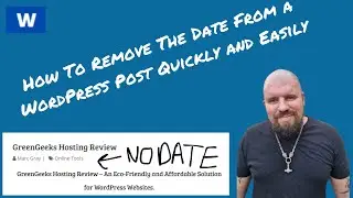 How To Remove The Date From a WordPress Post Quickly and Easily  