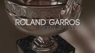 Roland Garros Trophy 3D Model