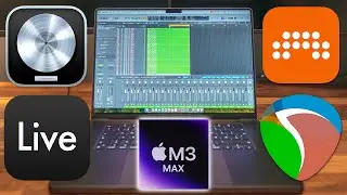 MacBook Pro M3 Max: Music Prod Test (Ableton, Logic, Bitwig, Reaper)