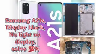 Samsung A21s  Black display? No light no display? Why is my Samsung a21 screen black?