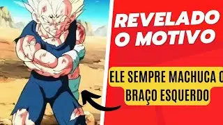 Bizarro!!! Por que Vegeta Sempre Machuca Seu Braço Esquerdo?
