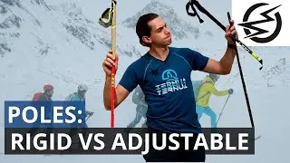 ❌ What TYPE of POLES you should NOT use for Ski Mountaineering [RIGID vs ADJUSTABLE]
