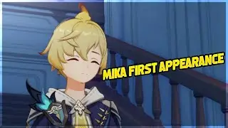 Mika's First Appearance Scene In Genshin Impact 3.1