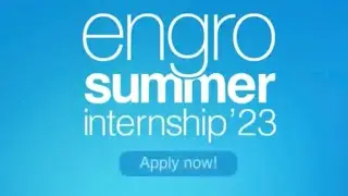 Engro Summer Internship’23 applications are open now!!