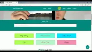 Demo a responsive web template (website)???