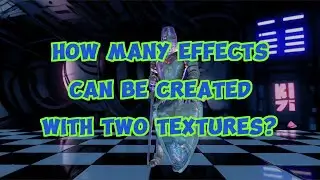 How many effects can be created with two textures?